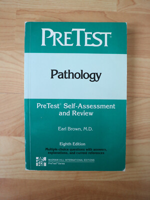 Pretest Pathology 8th Edition PreTest Self-Assessment & Review, Brown Sehr Gut!!