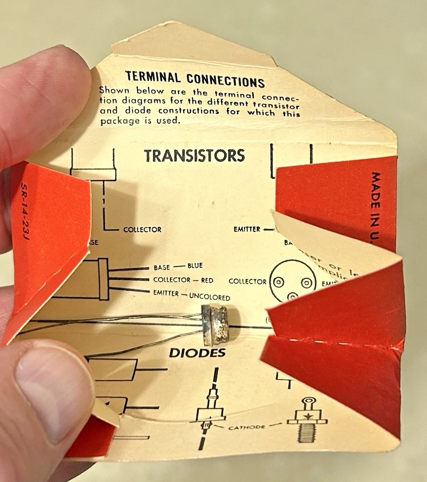 Raytheon Transistor 2N483 With Original Packaging - Image 3 of 3
