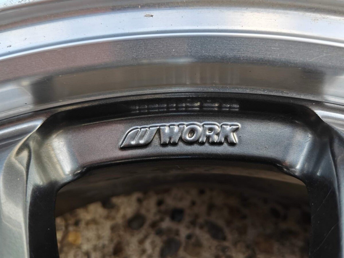 JDM WORK Emotion 11R 4 Rims 17x7 +38 5x114.3 One Piece Cast