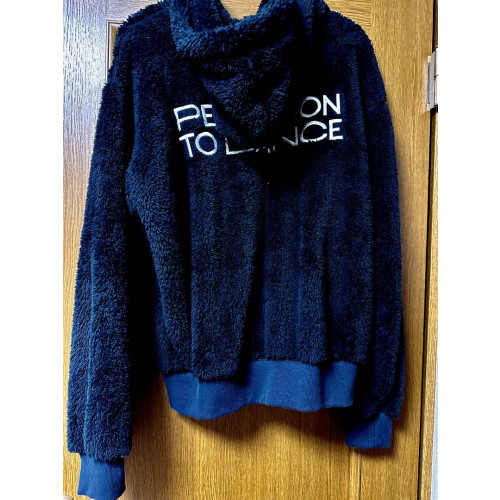 BTS PERMISSION TO DANCE ボアパーカー BTS PERMISSION TO DANCE FLEECE ZIP UP HOODIE JACKET black