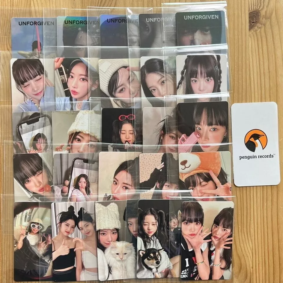 LE SSERAFIM - UNFORGIVEN WEVERSE ALBUMS VER. WEVERSE SHOP POB PHOTO CARD