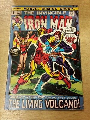 IRON MAN INVINCIBLE #52 G/VG (3.0) NOVEMBER 1972 MARVEL COMICS 
