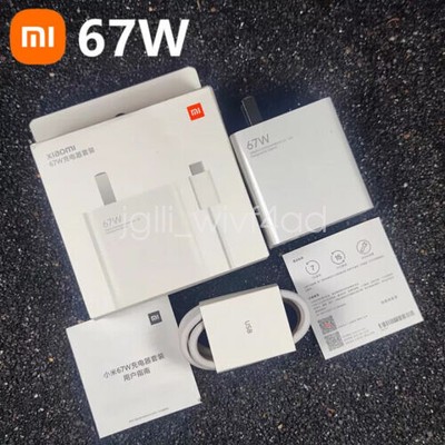 Xiaomi 67W Quick Wall Charger Adapter USB-C Cable Mi 13 12 12X 12S Ultra 11 Pro