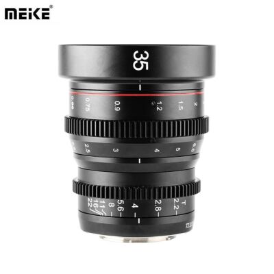 MEIKE 35mm T2.2 Manual Aspherical Portrait Cine Lens For Canon Sony Fujifilm M43