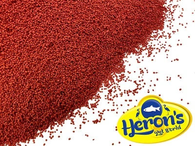 HERONS Red Discus Granules Plus TROPICAL FISH FOOD Prima Cichlid Angel Tetra