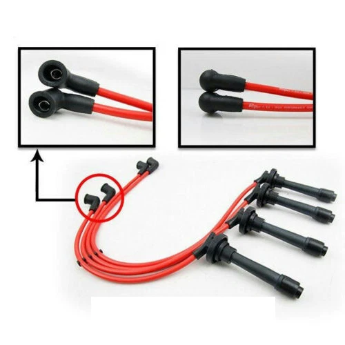 Racing 8mm` Silicone Ignition Lead Wire For Honda Accord F22B1 F22B3 F22Z2 F23A1 - Picture 1 of 6