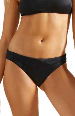 Billabong 1555 Recycled Blend Black Bikini Bottoms Size Medium (10)