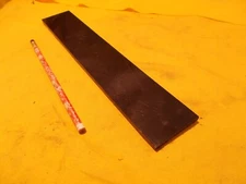 BLACK HDPE BAR polyethylene sheet machinable plastic stock 1/4" x 2" x 12" LONG