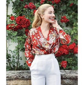 zara floral bodysuit