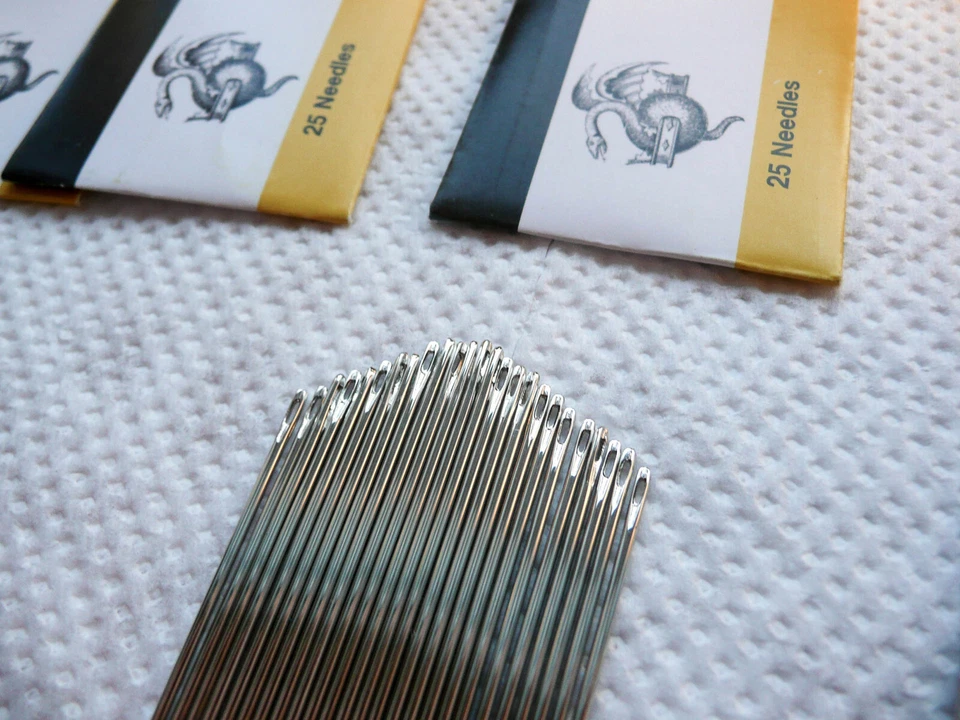 John James Saddlers Harness Needles Leathercraft Handnähnadeln Lederhandwerk DIY - Bild 3 von 4