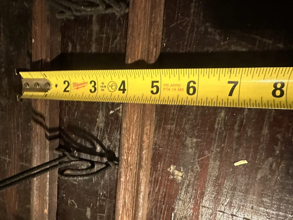 Perchero colgante vintage de roble de 1900 ganchos para ropa de árbol de pasillo entrada victoriano Foto 4 de 4