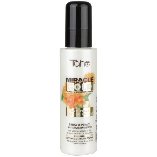 TAHE Miracle Gold Anti-crespo Crema di Pettinatura 100 ML Con Cheratina Vegetale