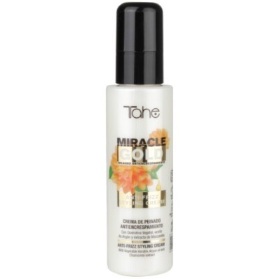 TAHE Miracle Gold Anti-frizz Creme Frisierkoffer 100 ML Mit Keratin Gemüse