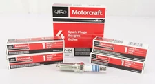 Set of 4 OEM Motorcraft SP594 Ford CYFS12YRT3 Spark Plugs Replaces SP542 SP578