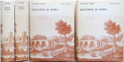Antonio Nibby Analyse ... der Karte von Rom 2 Bände 1973 Backöfen