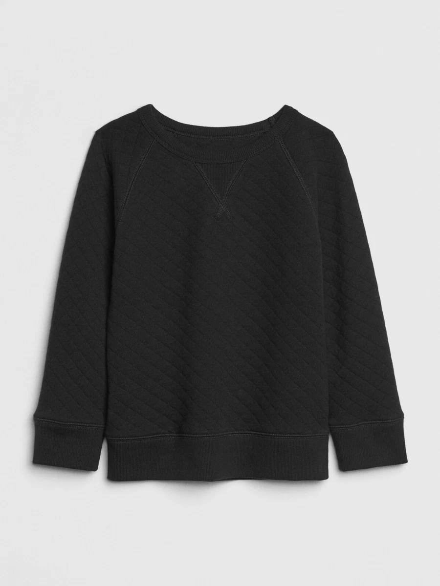 Gap quilted sweatshirt hot sale