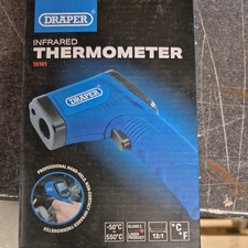 Draper 15101 Infrared Laser Digital Thermometer 12:1 Test Measurement Inspection
