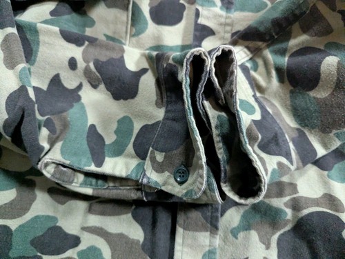 Vintage Woolrich Camouflage Duck/Frog Print Chore Shacket Size XXL Made in USA - Bild 3 von 8