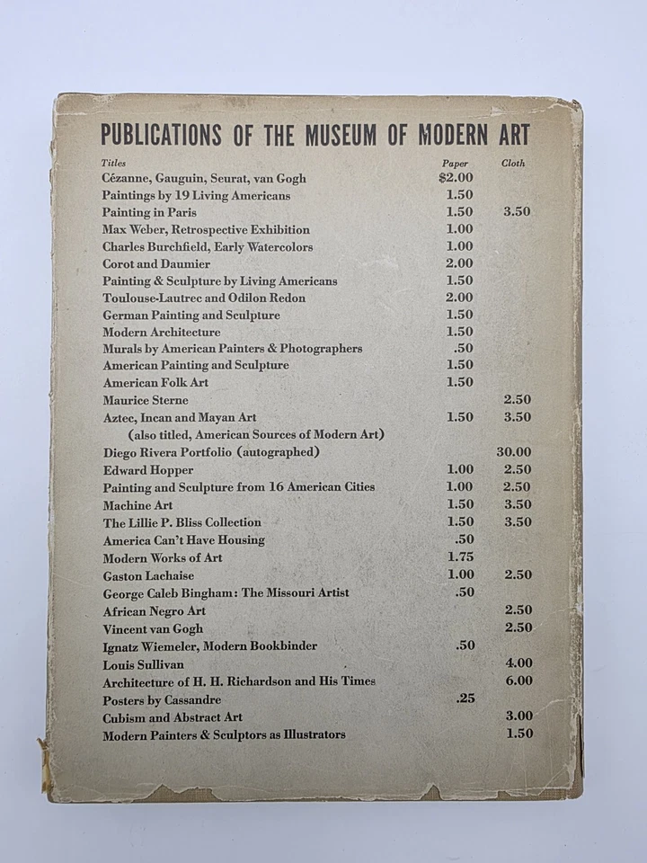 1936 MoMA Cubism and Abstract Art Alfred H. Barr Jr. 1st Edition w/ Dust Jacket - Image 2 of 4