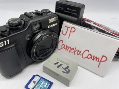 Excellent Canon Powershot G11 Digital Camera Black 10MP black 3981