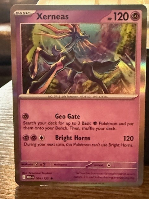 Xerneas 064/132 - Holo Rare - Pokémon TCG: Mega Evolution - NM FREE SHIPPING