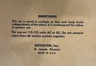 Royal Electric Royalites Deluxe 7-Light Set of outdoor Christmas lights WORKS — photo 5