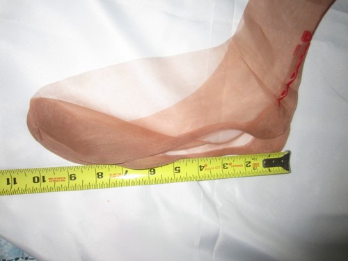 Vtg Pageant Fashioned Seamed Lady Leona Stockings Flat Knit 60 Gauge 15 Denier - Picture 5 of 6