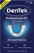 DenTek Mouth Guard for Nighttime Teeth Grinding Professional-Fit w/ Storage Case