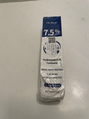 7.5% nHAP White Tooth Hydroxyapatite Toothpaste Gentle Mint Toothpaste