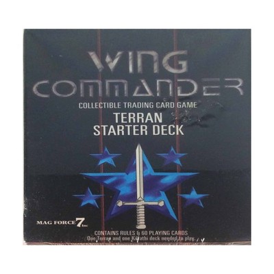 Mag Force 7 Wing Commander CCG Terran Starter Deck SW (New)