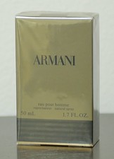 Vtg ARMANI EAU POUR HOMME spray EDT 50ml~1.7 ...