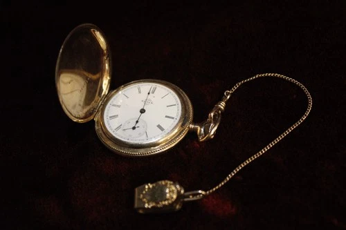 1897 Gold Filled Elgin Pocket Watch, RUNS!
