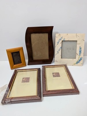 Holz Bilderrahmen Konvolut Shabby Chic Vintage Wohndeko Trio Set