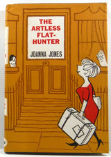 The Artless Flat-Hunter by Joanna Jones John Jense vintage fiction 1963 HC DJ