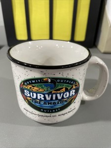 Survivor Coffee Mug Season 6 The Amazon Outwit Outlast Outplay 2003 CBS TV Show