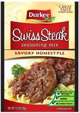Swiss Steak Seasoning Mix, 1.37 Ounces, Pack of 6
