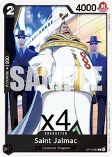 4X One Piece Card Game Saint Jalmac OP13-085 Common NM