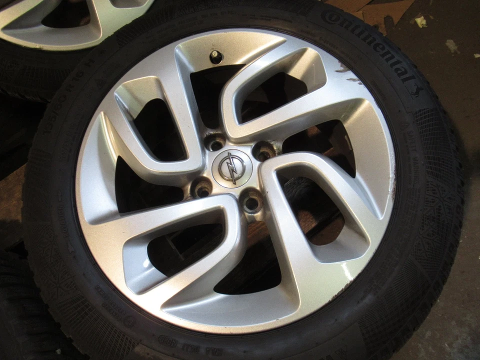 7mm Winterräder Alu Opel Crossland X Conti Hankook 195/60 R16 6,5Jx16 ET20 4x108 - Bild 4 von 4