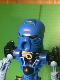 LEGO Bionicle Toa Mata Tahu 8534 Blue Kanohi Hau Custom Moc Read Description 