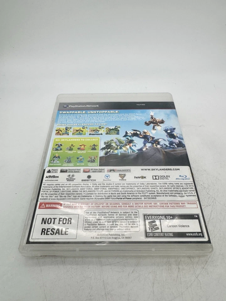 Skylander's Swap Force (Sony Playstation 3, 2013) PS3 Game Tested - Image 3 of 4