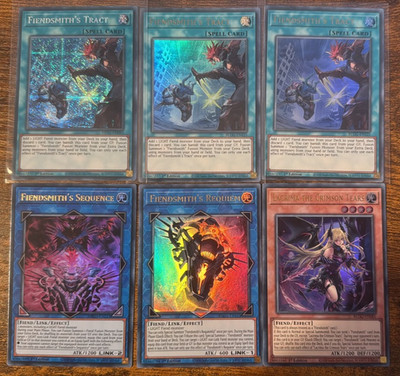  YuGiOh! 11x Fiendsmith's Deck Core, Engraver, Desirae, Princess, Sequence 