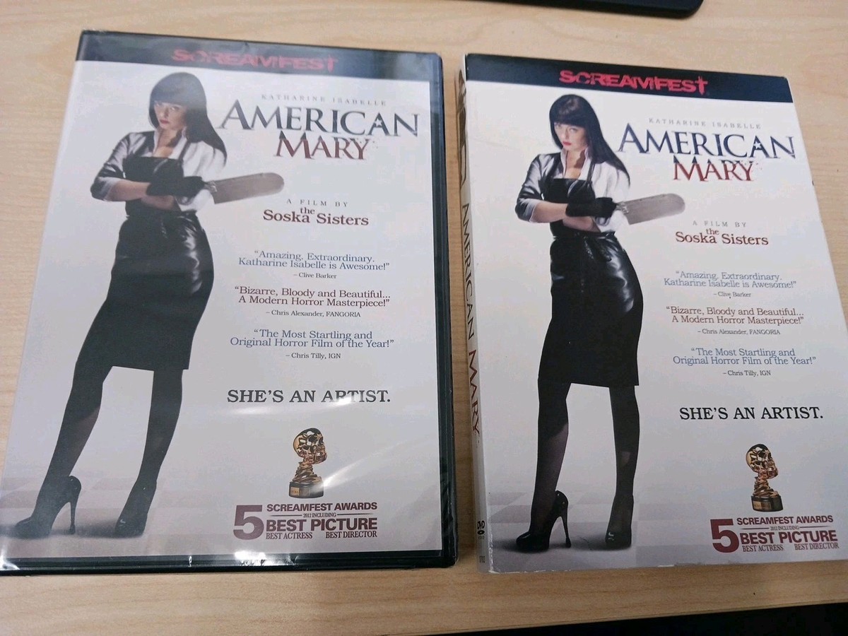 American Mary DVD 2012 Widescreen XLrator Katherine Isabelle