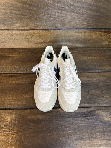 Veja V-10 White Beige Navy Blue Sneakers Casual Sneakers Shoes Men Size 9 - Bild 3 von 18