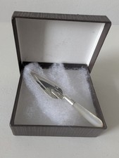 Antique Sterling Silver 925 Trowel Bookmark Mother Of Pearl Rare Book Gift