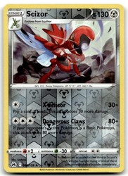 Scizor 086/159 Crown Zenith Reverse Holo Rare