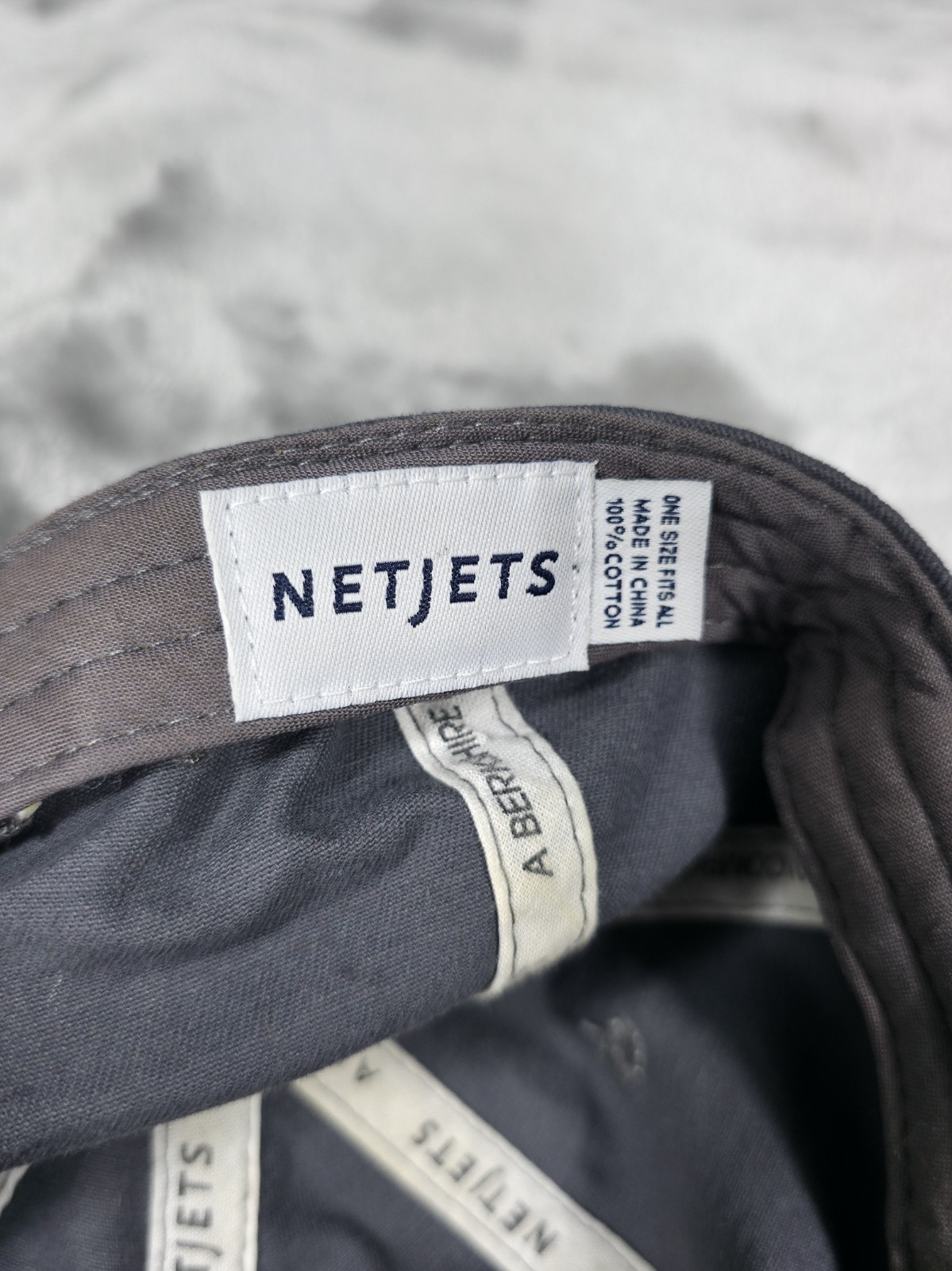 NetJets QS Golf Hat Cap Adjustable Gray Tour PGA … - image 8