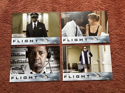 Flight Aushangfotos 4 Stck. Denzel Washington