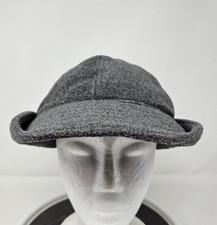 L.L. Bean Hat Cap Trapper Fitted Mens XL Gray Wool Thinsulate Ear Flap Lined