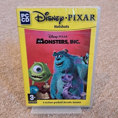 Monsters, Inc. Hotshots PC CD Videospiel Arcade Sammlung Disney Pixar NEU