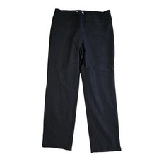 Charter Club Size P10S Womens Black Pockets Cambridge Slim Dress Pants Stretch